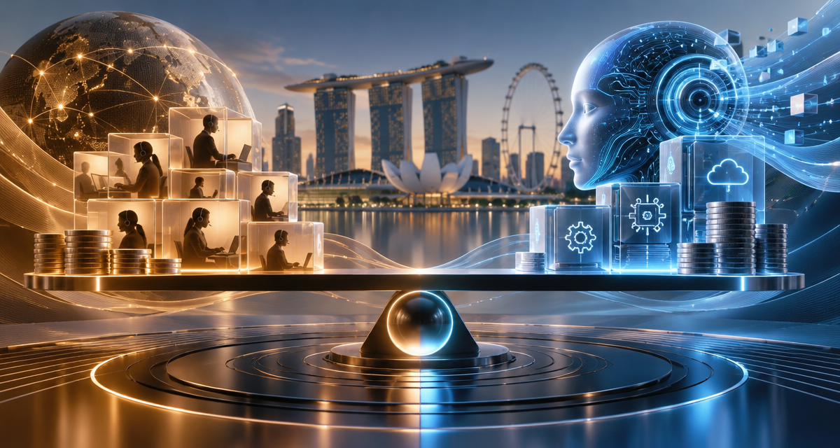 AI Automation vs Outsourcing: Which Makes More Financial Sense for Singapore SMEs?